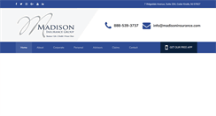 Desktop Screenshot of madisoninsurance.com